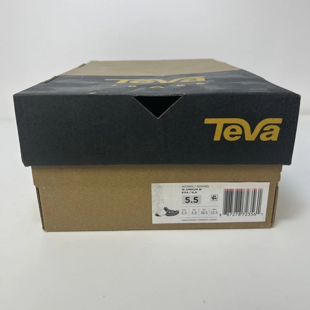 Teva Omnium Water Sandals Women's Size‎ 5.5 Slate Hiking Sports Shoes NIB